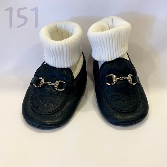 Gucci Other - Gucci Horsebit Baby Shoes with Built In Socks - Size 18